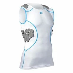 Outlet 🌟 Football Pads Men's Champro ProShield Compression Padded Football 👕 Shirt 😍